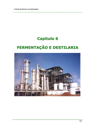 A Usina de Açúcar e sua Automação




                               Capitulo 6

   FERMENTAÇÃO E DESTILARIA




                                            107
 