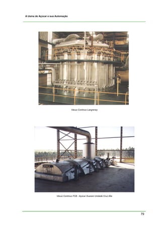 79
A Usina de Açúcar e sua Automação
Vácuo Contínuo Langreney
Vácuo Contínuo FCB - Açúcar Guarani Unidade Cruz Alta
 