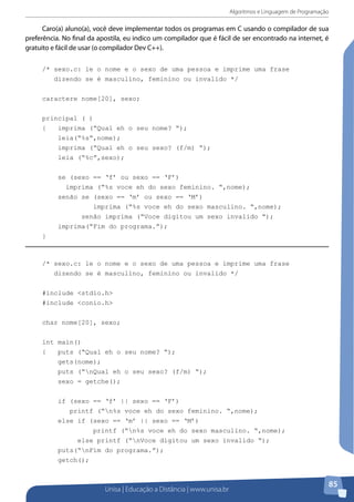 Apostila algoritmos | PDF