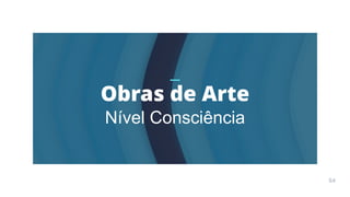Arte
Terapia
APOSTILA
54
Obras de Arte
Nível Consciência
54
 