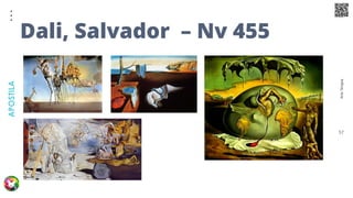 Arte
Terapia
APOSTILA
57
Dali, Salvador – Nv 455
 