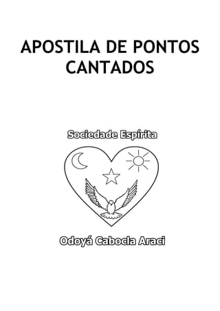 APOSTILA DE PONTOS
CANTADOS
 