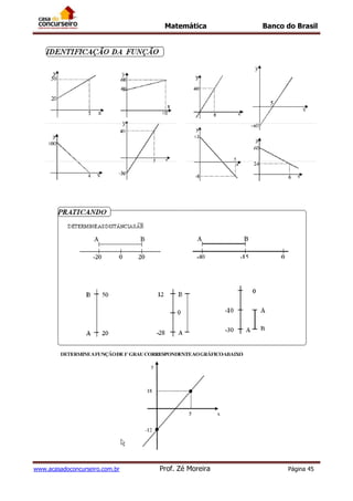 Matemática Banco do Brasil
www.acasadoconcurseiro.com.br Prof. Zé Moreira Página 45
 