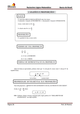 Raciocínio Lógico-Matemático

Página 28

Banco do Brasil

Prof. Zé Moreira

 