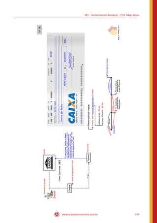 CEF - Conhecimentos Bancários - Prof. Edgar Abreu
www.acasadoconcurseiro.com.br 149
 