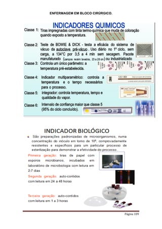 ENFERMAGEM EM BLOCO CIRÚRGICO.
Página 109
 