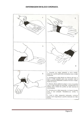 ENFERMAGEM EM BLOCO CIRÚRGICO.
Página 33
 