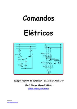 Comandos

                            Elétricos




                Colégio Técnico de Campinas – COTUCA/UNICAMP

                            Prof. Romeu Corradi Júnior
                              WWW.corradi.junior.nom.br




Prof. Corradi
www.corradi.junior.nom.br
 