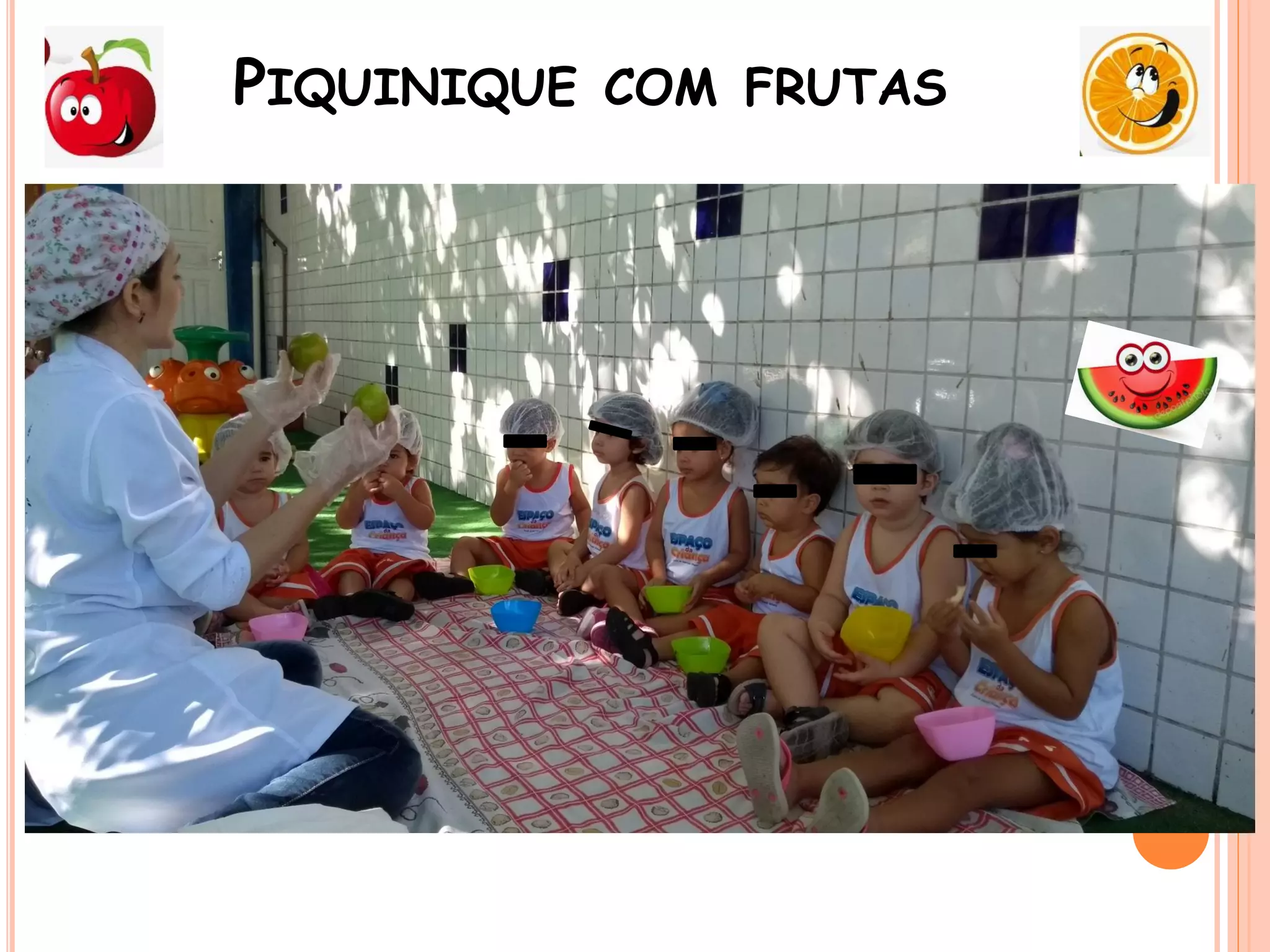 PIQUINIQUE COM FRUTAS
 