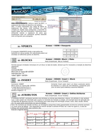 Apostila completa autocad 2004 br | PDF