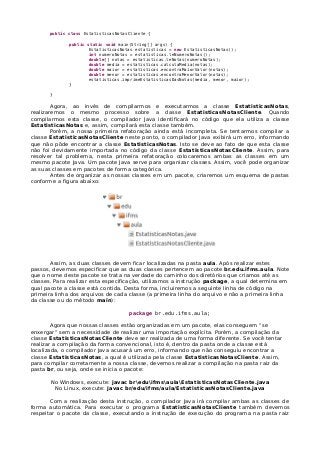 Apostila - Linguagem de Programação I