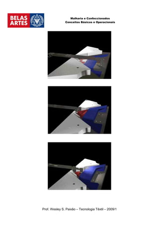 Malharia e Confeccionados
               Conceitos Básicos e Operacionais




Prof. Wesley S. Paixão – Tecnologia Têxtil – 2009/1
 