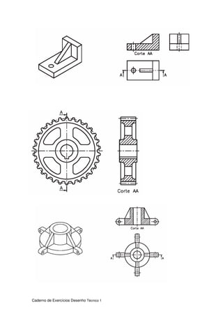 Caderno de Exercícios Desenho Técnico 1
 