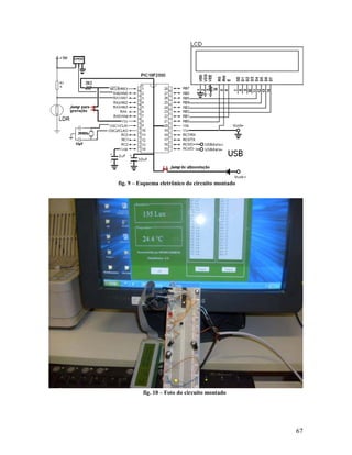 67
fig. 9 – Esquema eletrônico do circuito montado
fig. 10 – Foto do circuito montado
 