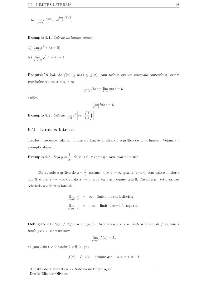 Apostila De Calculo 1 Apostila De Calculo 1