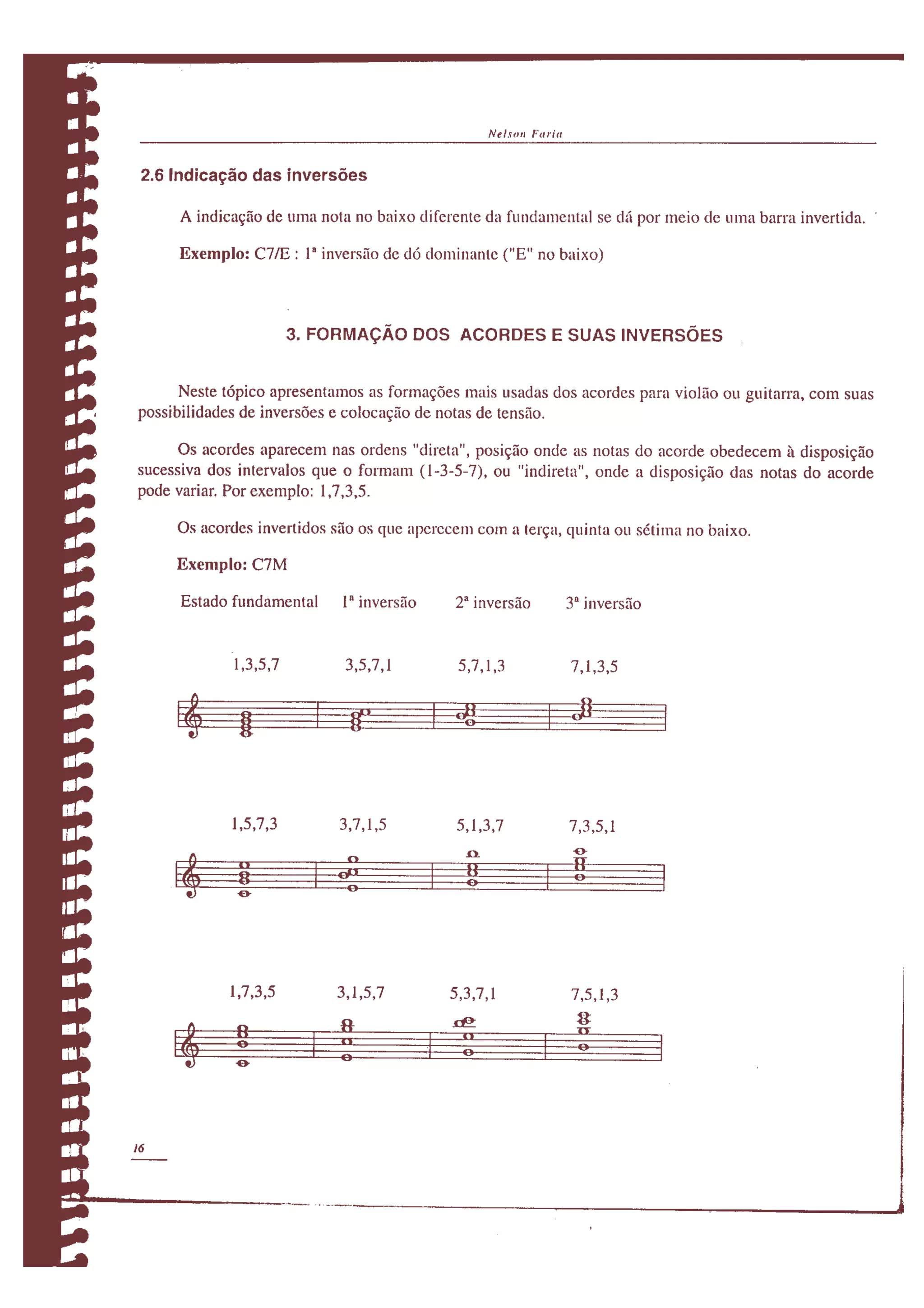 Apostila de acordes, arpejos e escalas nelson faria [by guitar ...