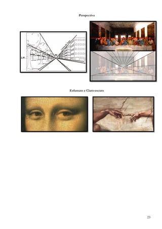 23
Perspectiva
Esfumato e Claro-escuro
 