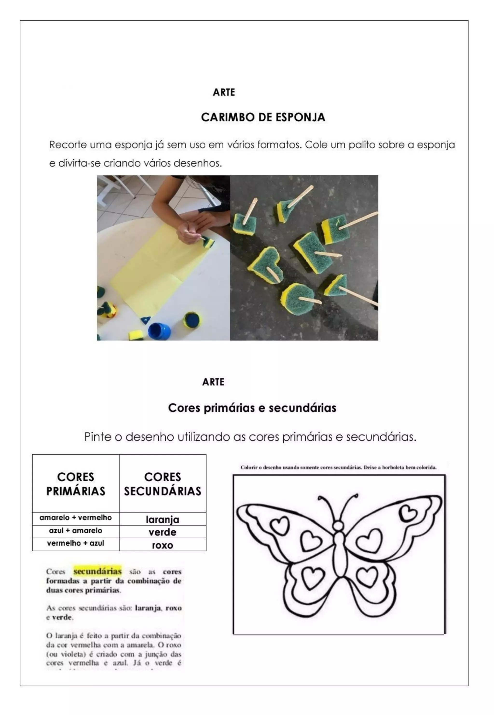 APOSTILA DE ATIVIDADES DE ARTE PARA O 3 ANO.pdf