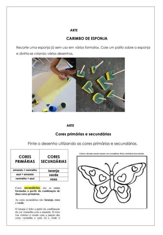 APOSTILA DE ATIVIDADES DE ARTE PARA O 3 ANO.pdf