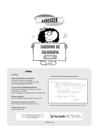 APOSTILA DE CALIGRAFIA Acrescer ........ | PDF