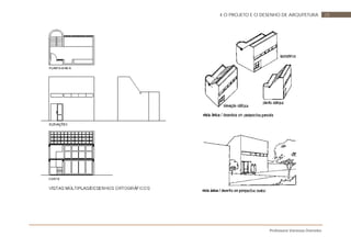 Professora Vanessa Dorneles
284 O PROJETO E O DESENHO DE ARQUITETURA
 