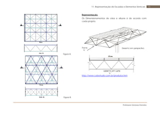 Professora Vanessa Dorneles
7811. Representação de Escadas e Elementos Verticais
Figura A
Figura B
Representação:
Os Dimensionamentos de vãos e alturas é de acordo com
cada projeto.
http://www.cobertudo.com.br/produtos.htm
 