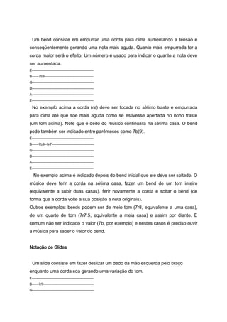 Apostila de guitarra