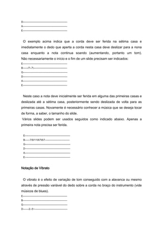 Apostila de guitarra