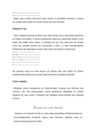 Apostila de guitarra