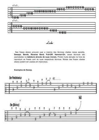 Apostila de guitarra