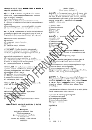 Apostila de interpretação cursinho 4ª semana