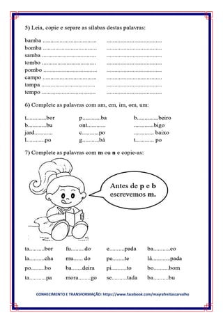 CONHECIMENTO E TRANSFORMAÇÃO: https://www.facebook.com/mayrafreitascarvalho
 