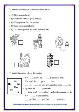 CONHECIMENTO E TRANSFORMAÇÃO: https://www.facebook.com/mayrafreitascarvalho
 