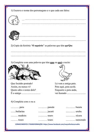 CONHECIMENTO E TRANSFORMAÇÃO: https://www.facebook.com/mayrafreitascarvalho
 