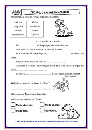 CONHECIMENTO E TRANSFORMAÇÃO: https://www.facebook.com/mayrafreitascarvalho
 
