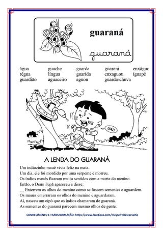 CONHECIMENTO E TRANSFORMAÇÃO: https://www.facebook.com/mayrafreitascarvalho
 