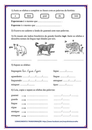 CONHECIMENTO E TRANSFORMAÇÃO: https://www.facebook.com/mayrafreitascarvalho
 