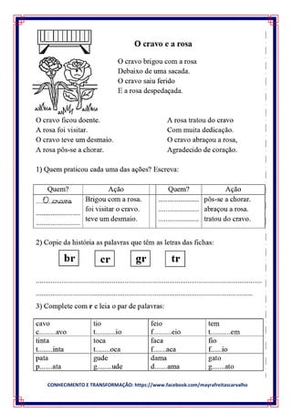 CONHECIMENTO E TRANSFORMAÇÃO: https://www.facebook.com/mayrafreitascarvalho
 