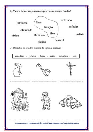 CONHECIMENTO E TRANSFORMAÇÃO: https://www.facebook.com/mayrafreitascarvalho
 