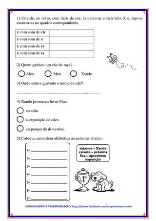 CONHECIMENTO E TRANSFORMAÇÃO: https://www.facebook.com/mayrafreitascarvalho
 