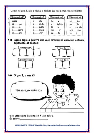 CONHECIMENTO E TRANSFORMAÇÃO: https://www.facebook.com/mayrafreitascarvalho
 