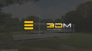 Renderize seus Próprios Projetos | www.3dm.com.br
Farnsworth House - Arch. Mies van der Rohe
 