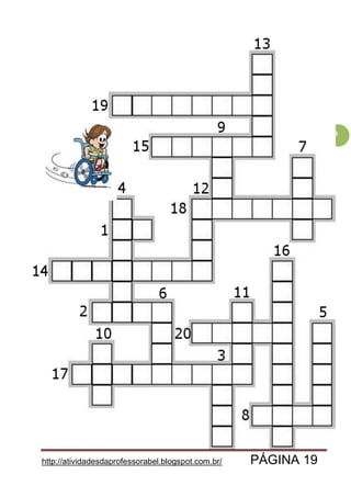 http://atividadesdaprofessorabel.blogspot.com.br/ PÁGINA 19
19
 