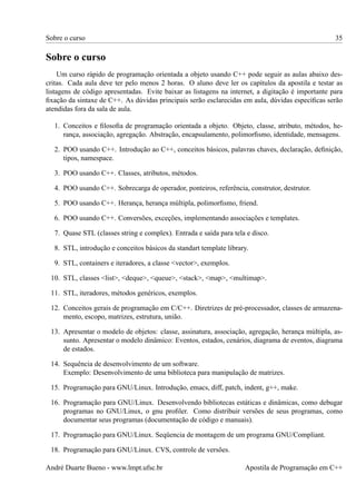 Apostila de poo em c++ | PDF
