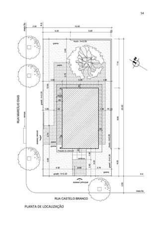 54 
 
 
PLANTA DE LOCALIZAÇÃO 
 