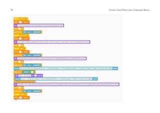 74 Scratch: Guia Prático para a Educação Básica
 
