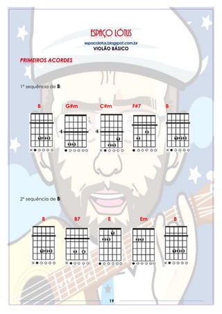 19
1° sequência de B:
B G#m C#m F#7 B
2° sequência de B:
B B7 E Em B
 