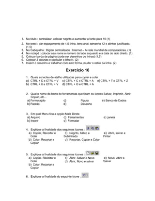 Apostila Básica de Word