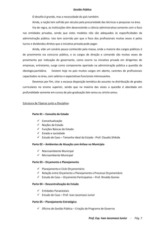 Apostila disciplina completa