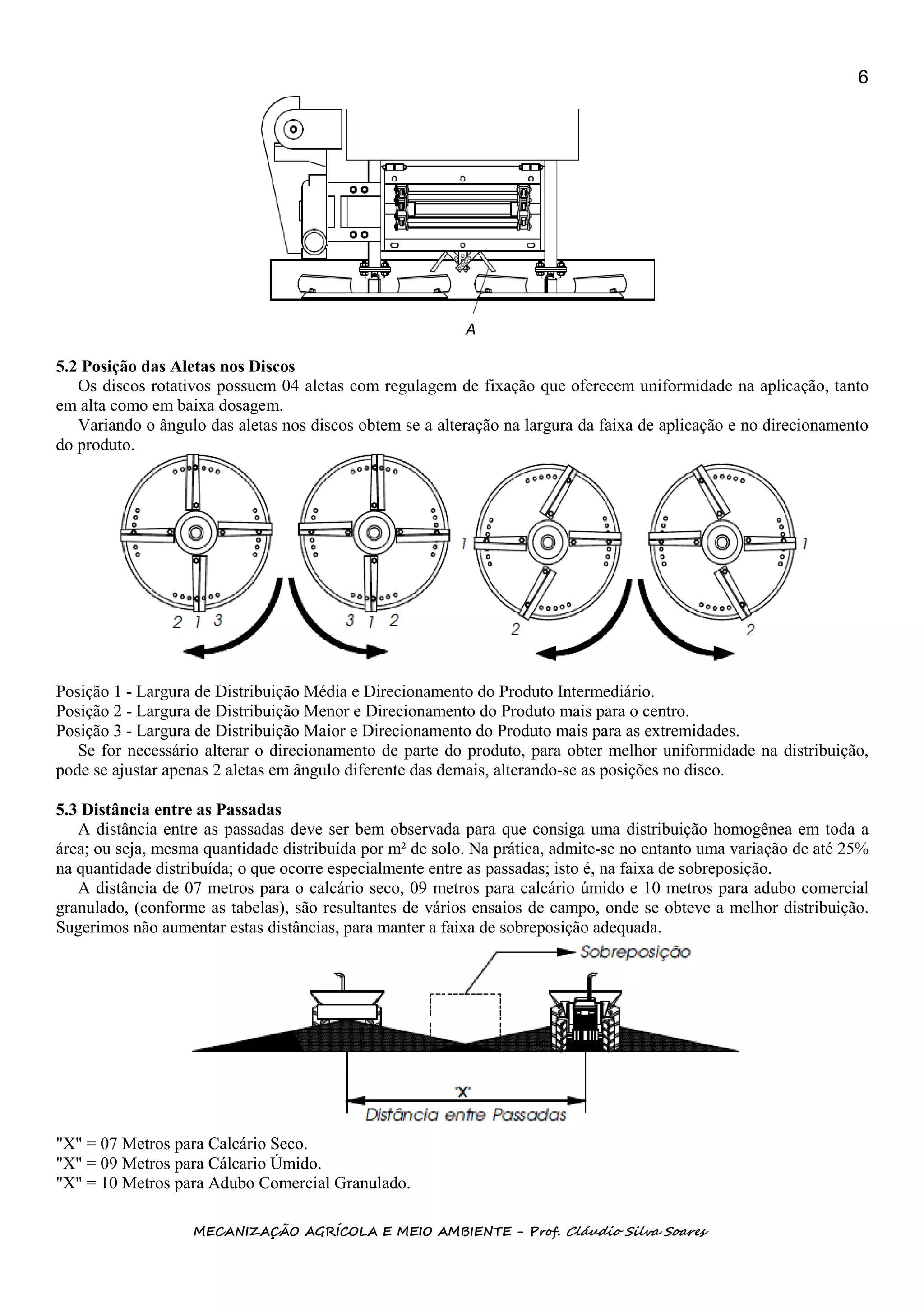 Apostila distribuidor de calcario e adubo | PDF